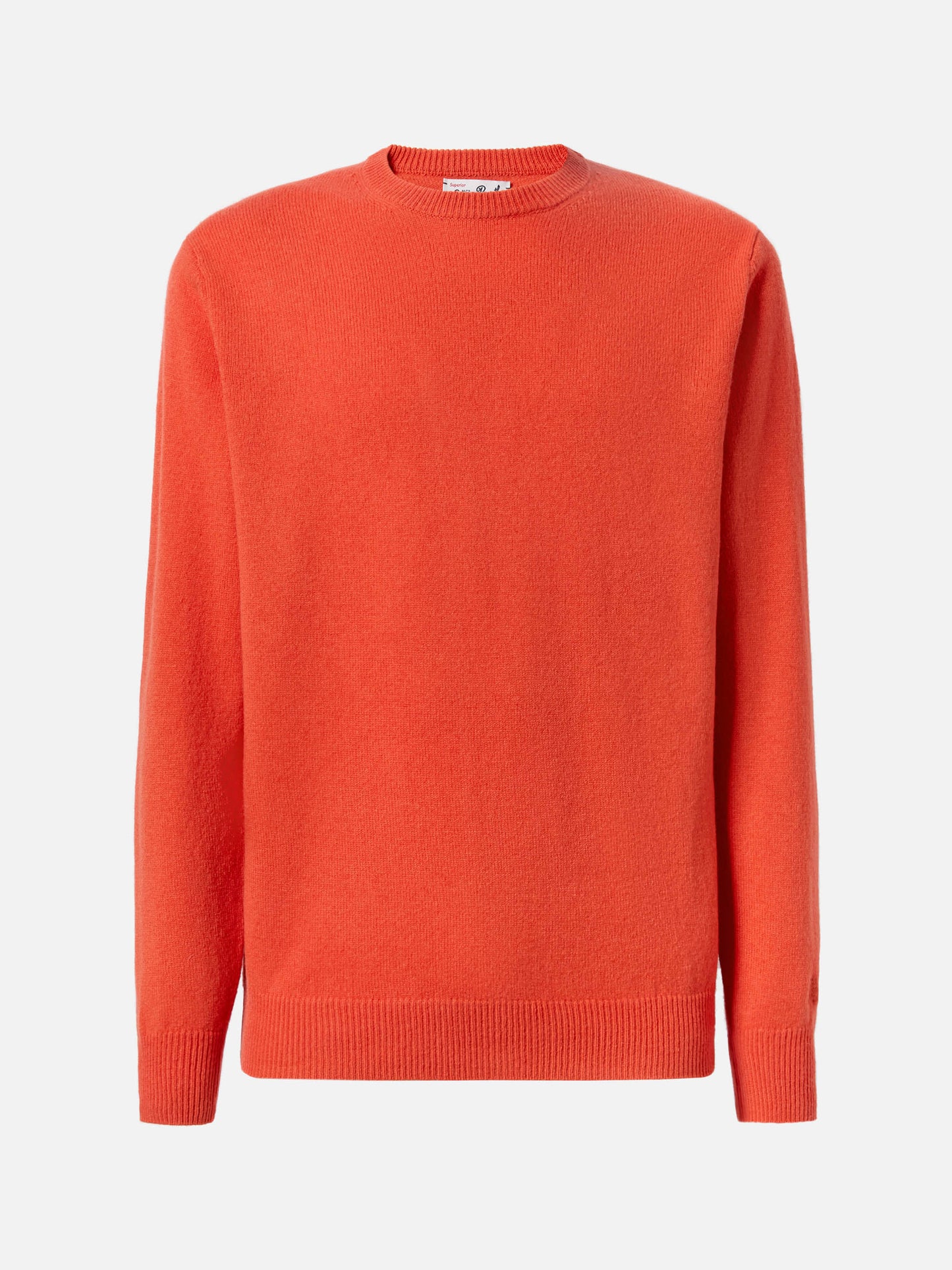 Regent orange lambswool sweater