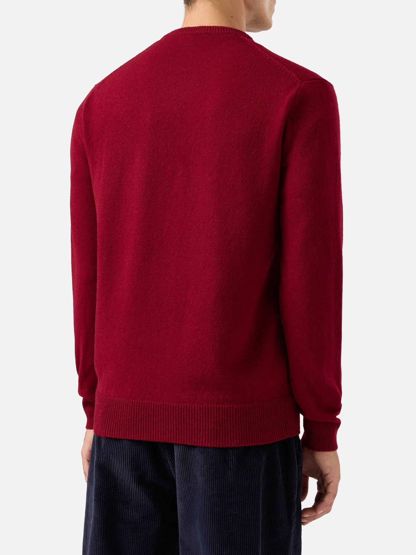 Regent burgundy lambswool sweater