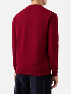 Regent burgundy lambswool sweater