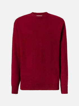 Regent burgundy lambswool sweater