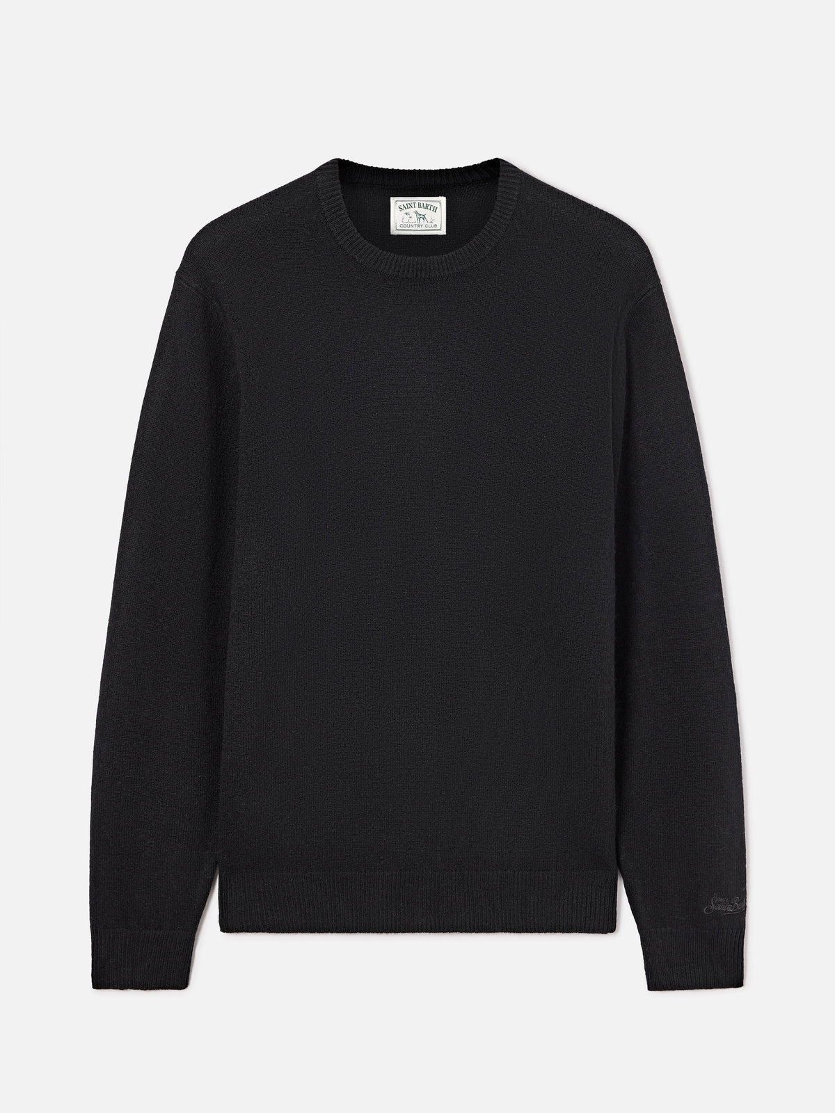Black Regent lambswool crewneck