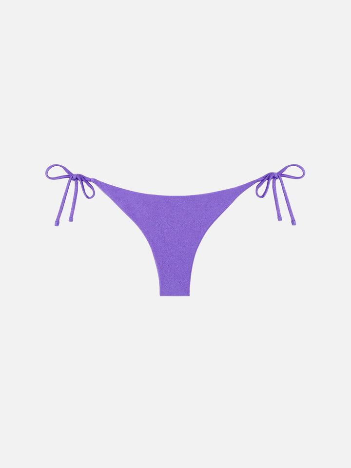 Bikini donna a fascia con stampa maioliche