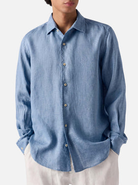 Raphael shirt in light denim chambray