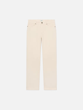 Pantalones beige Riverdale de algodón de cinco bolsillos 