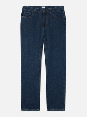 Light blue Riverdale denim jeans with stone wash finish