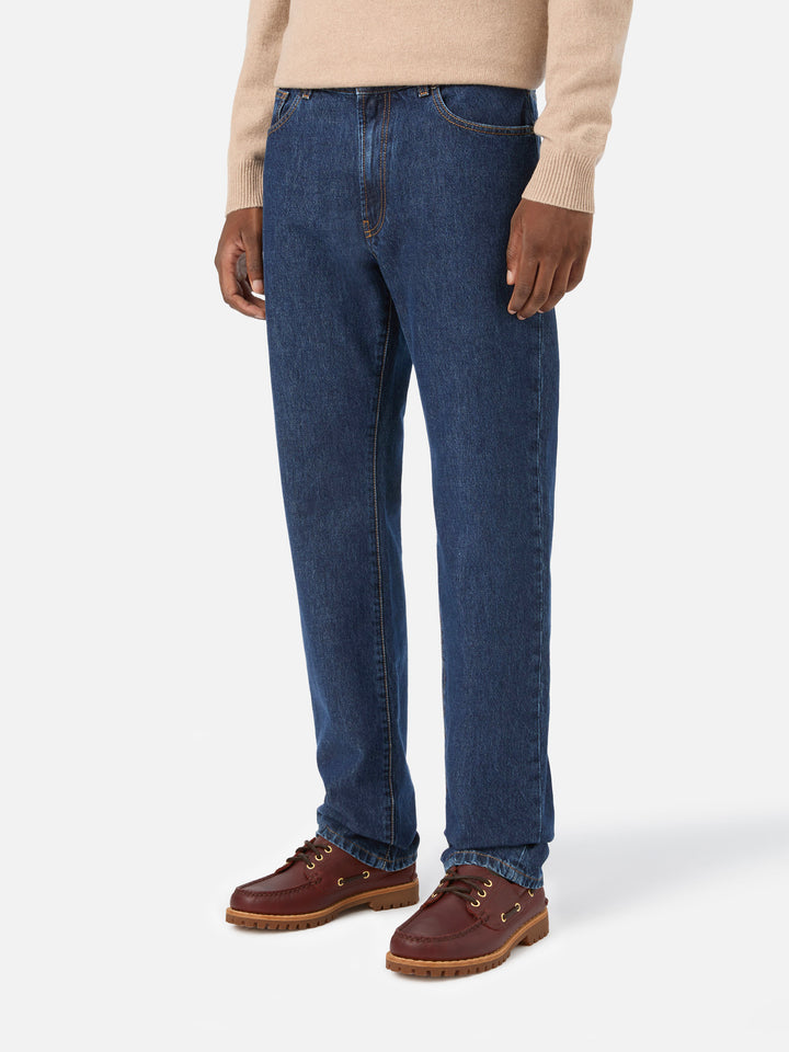 Leichte blue Riverdale Denim-Jeans mit Stone-Wash-Finish 