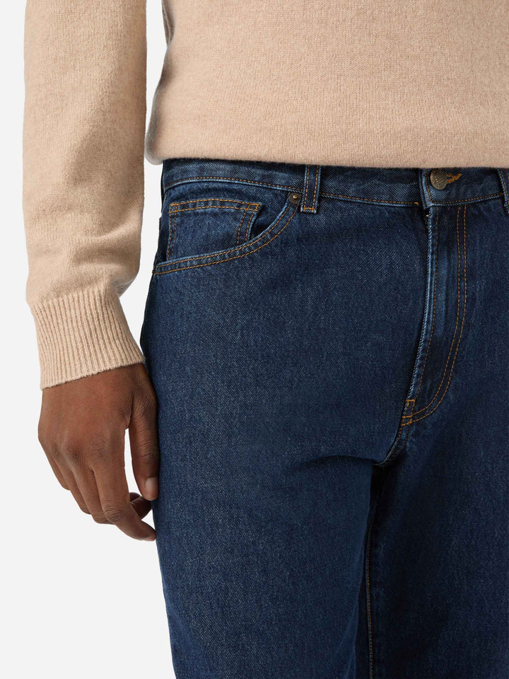 Leichte blue Riverdale Denim-Jeans mit Stone-Wash-Finish 