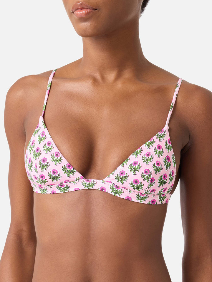 Rylie Lido floral triangle bikini