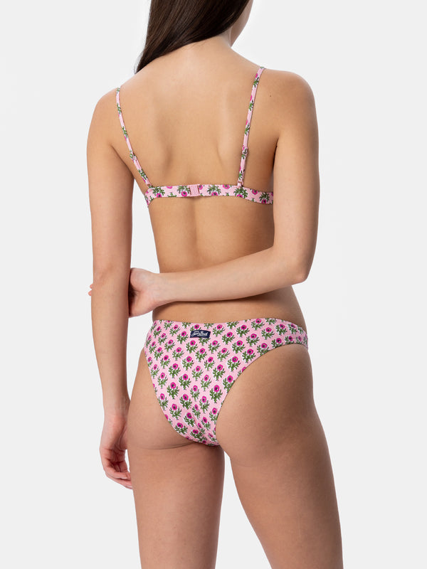 Damen-Triangel-Bikini mit Blumenmotiv Rylie Lido