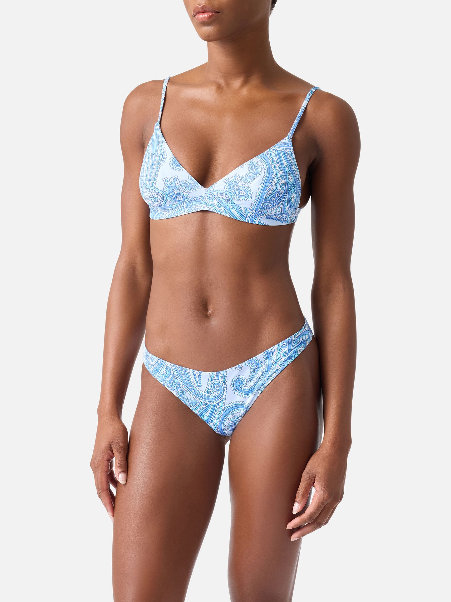 Bikini triangular Rylie Naomi paisley 
