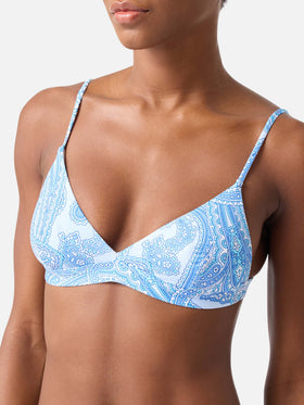 Bikini triangular Rylie Naomi paisley 