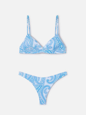 Bikini triangular Rylie Naomi paisley 
