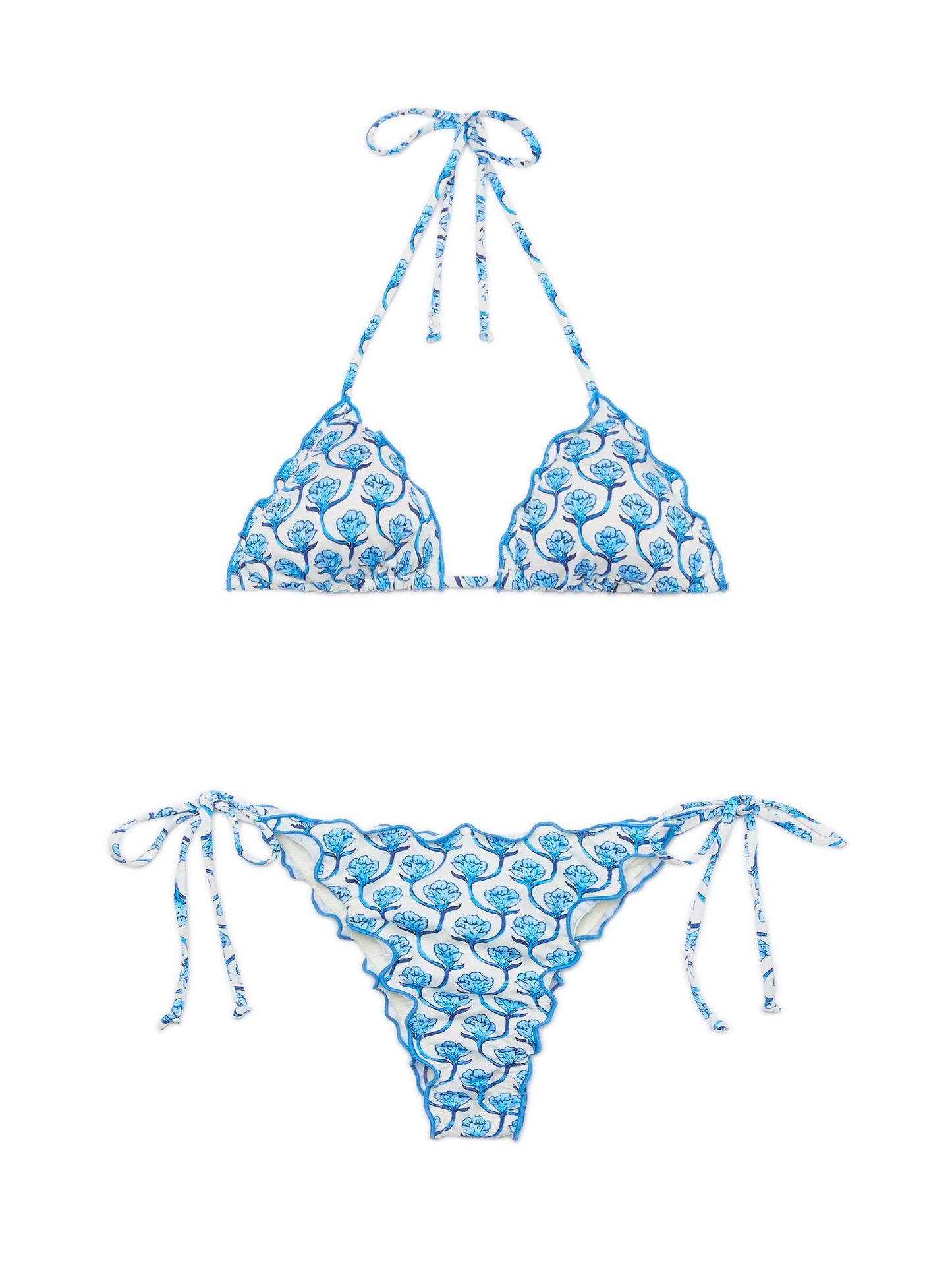 Bikini classico a triangolo Sagittarius Miami con stampa floreale