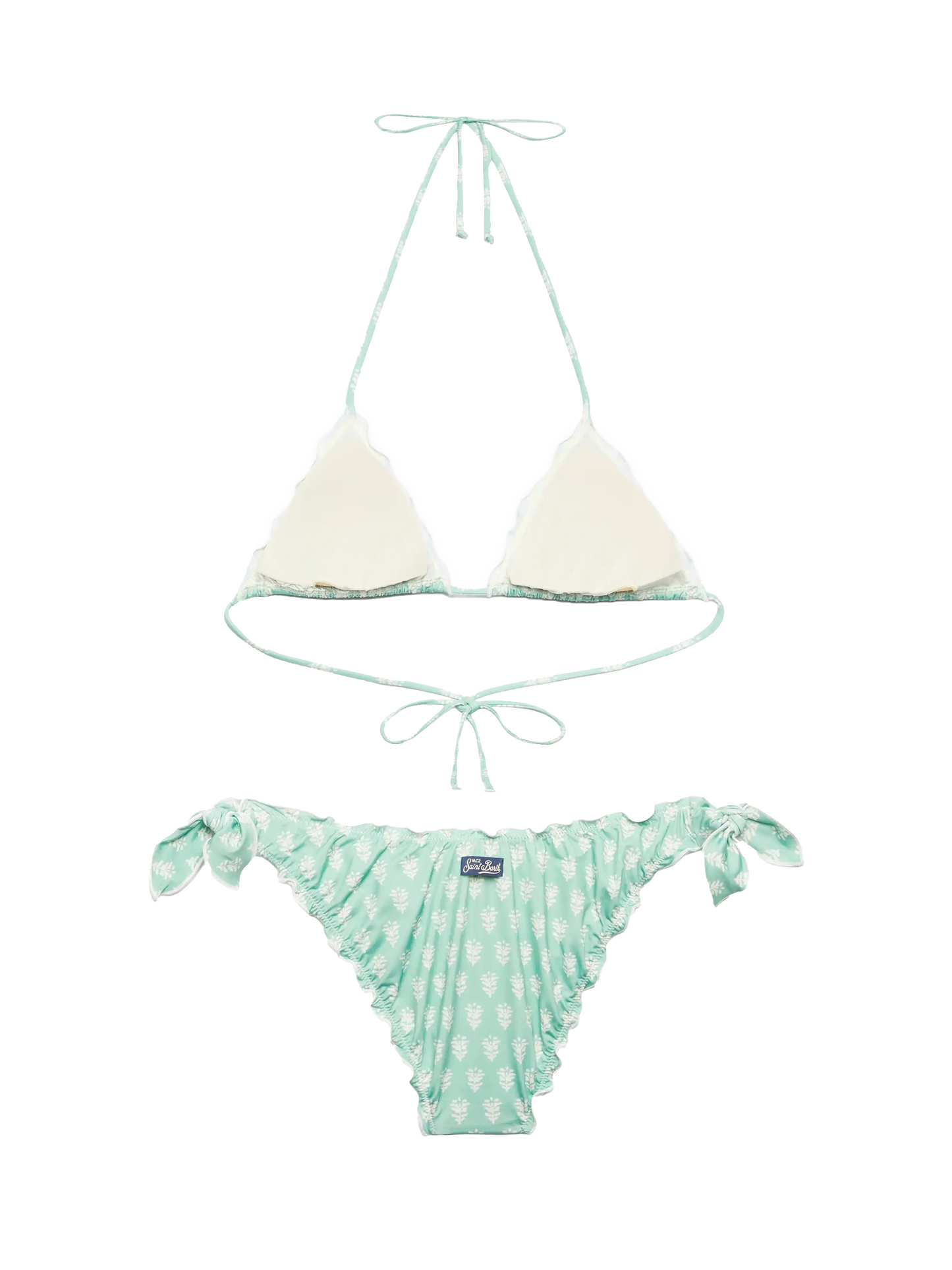 Bikini classico a triangolo Sagittarius Moon con stampa floreale