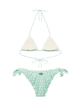 Bikini classico a triangolo Sagittarius Moon con stampa floreale