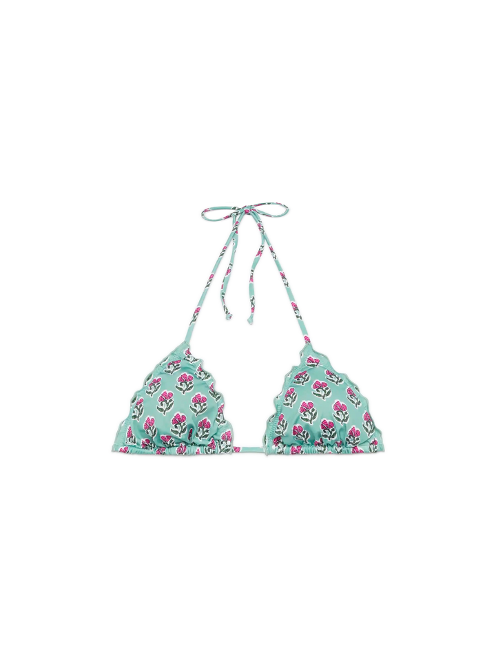 Sagittarius classic triangle top with floral print