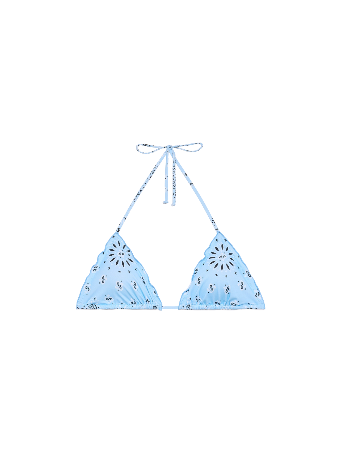 Sagittarius classic triangle top with bandanna print