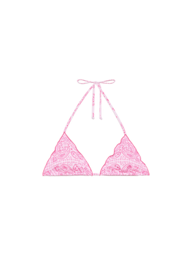 Sagittarius classic triangle top with bandanna print