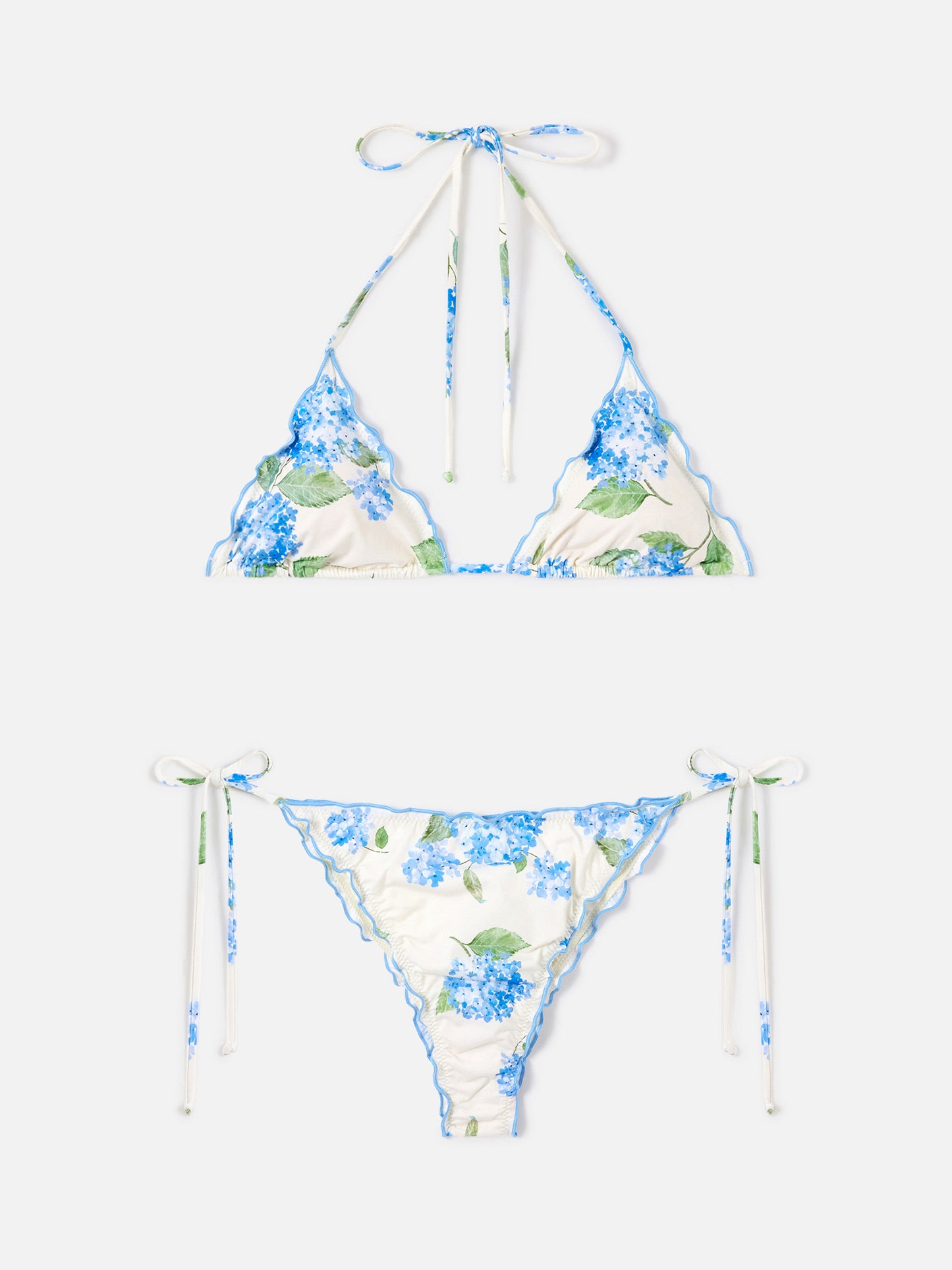 Bikini triangle Sagittarius Miami à fleurs 