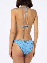 Klassischer Triangel-Bikini für Damen Sarius mit Krabben-Print