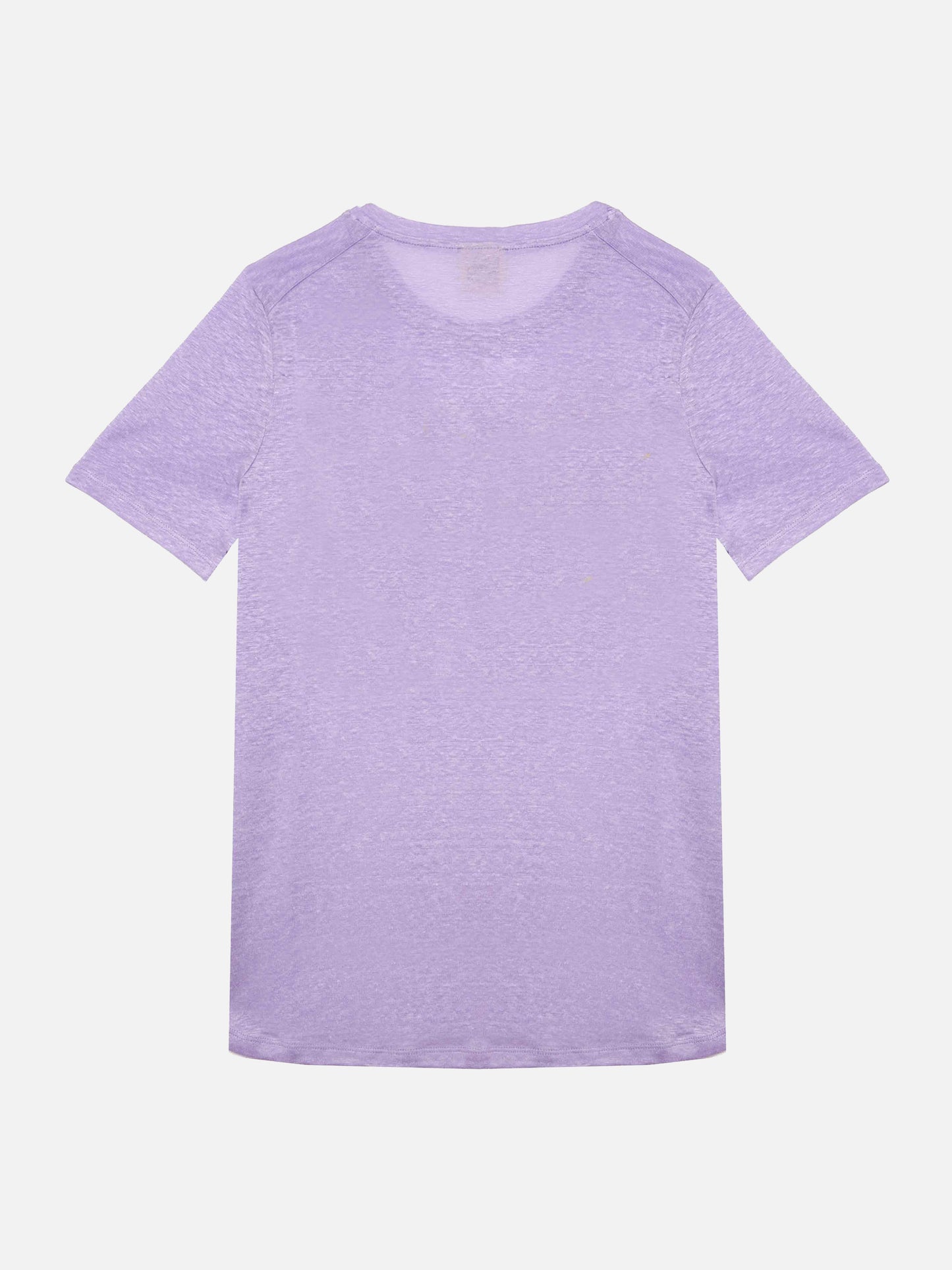 Linen t-shirt with St. Tropez Habituè embroidery