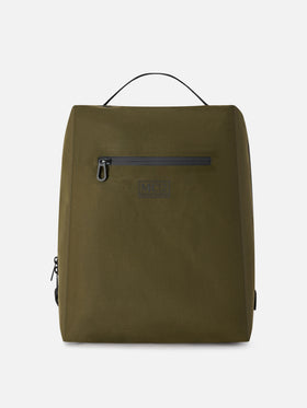 Military green Seamless waxed backpack