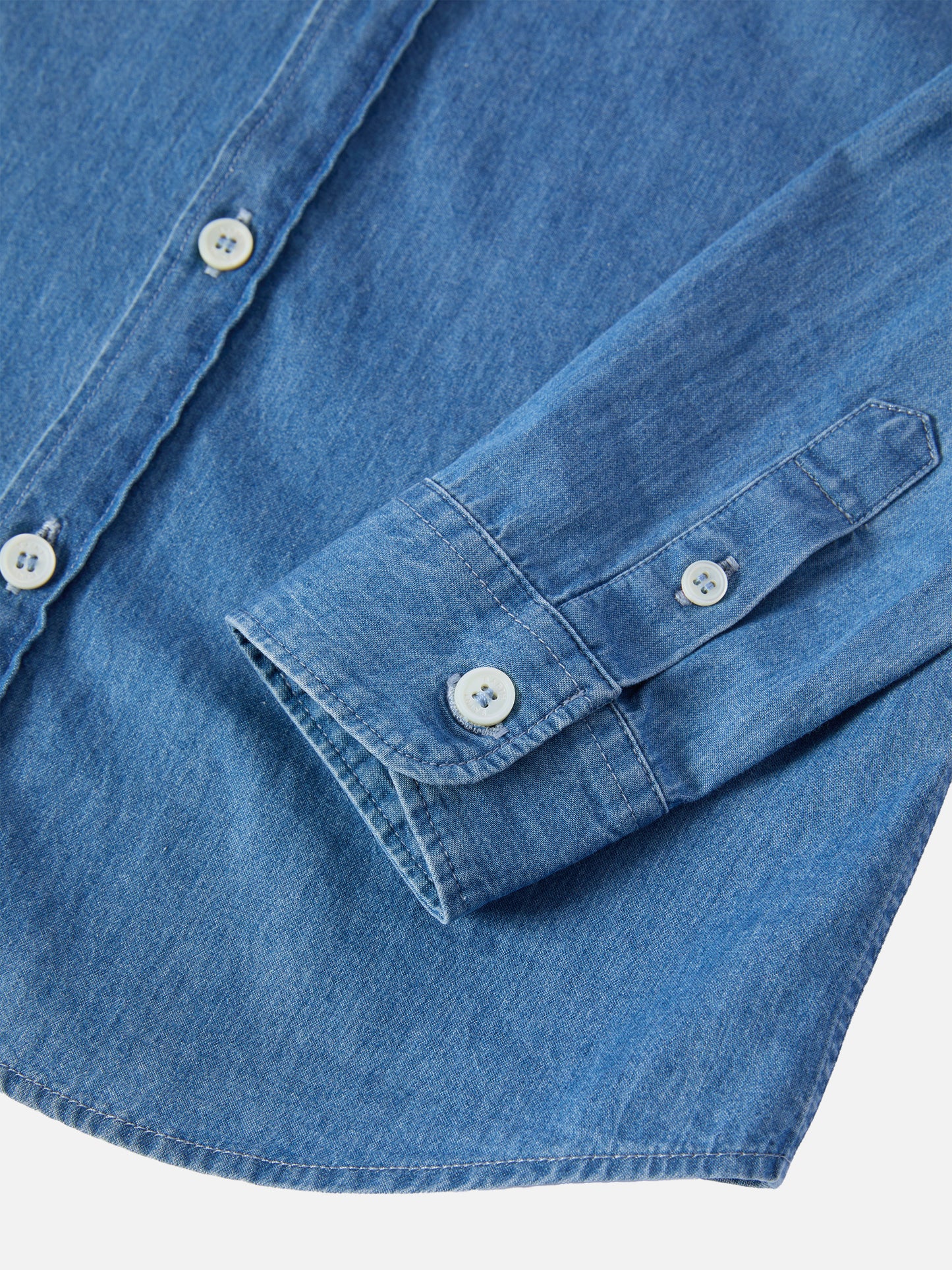 Seefeld Jr Chambray-Hemd mit Snoopy-Print