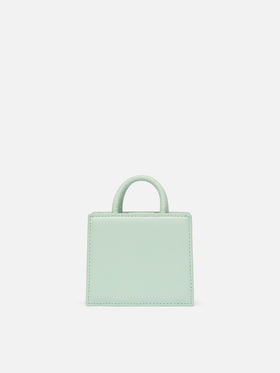Shop Bag Micro in pelle verde salvia