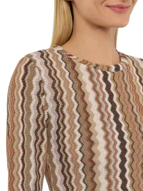 Siviglia kurzes T-Shirt aus Raschelstrick