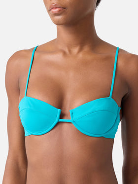 Teal Green Salina underwired bralette top