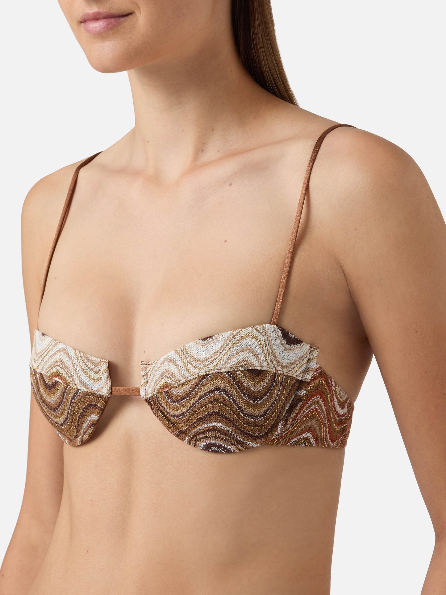 Salina Naomi brown degradé raschel bikini