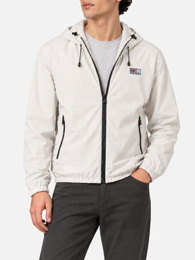 Chaqueta Sloop ice white en tejido técnico elástico 