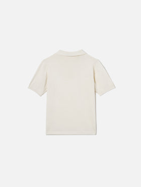 Cream Sloan Jr polo