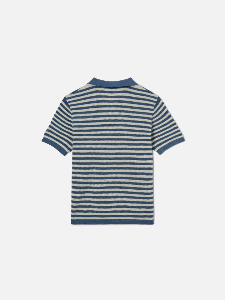 Blue striped Sloan Jr polo