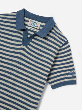 Blue striped Sloan Jr polo