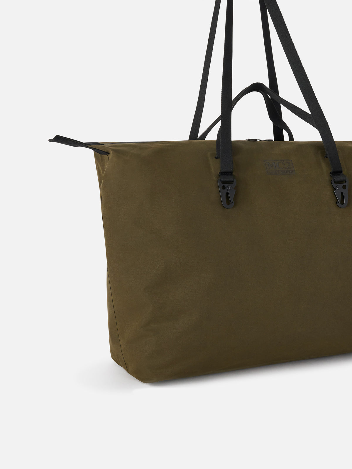 Sac Maxi sans coutures ciré vert militaire 