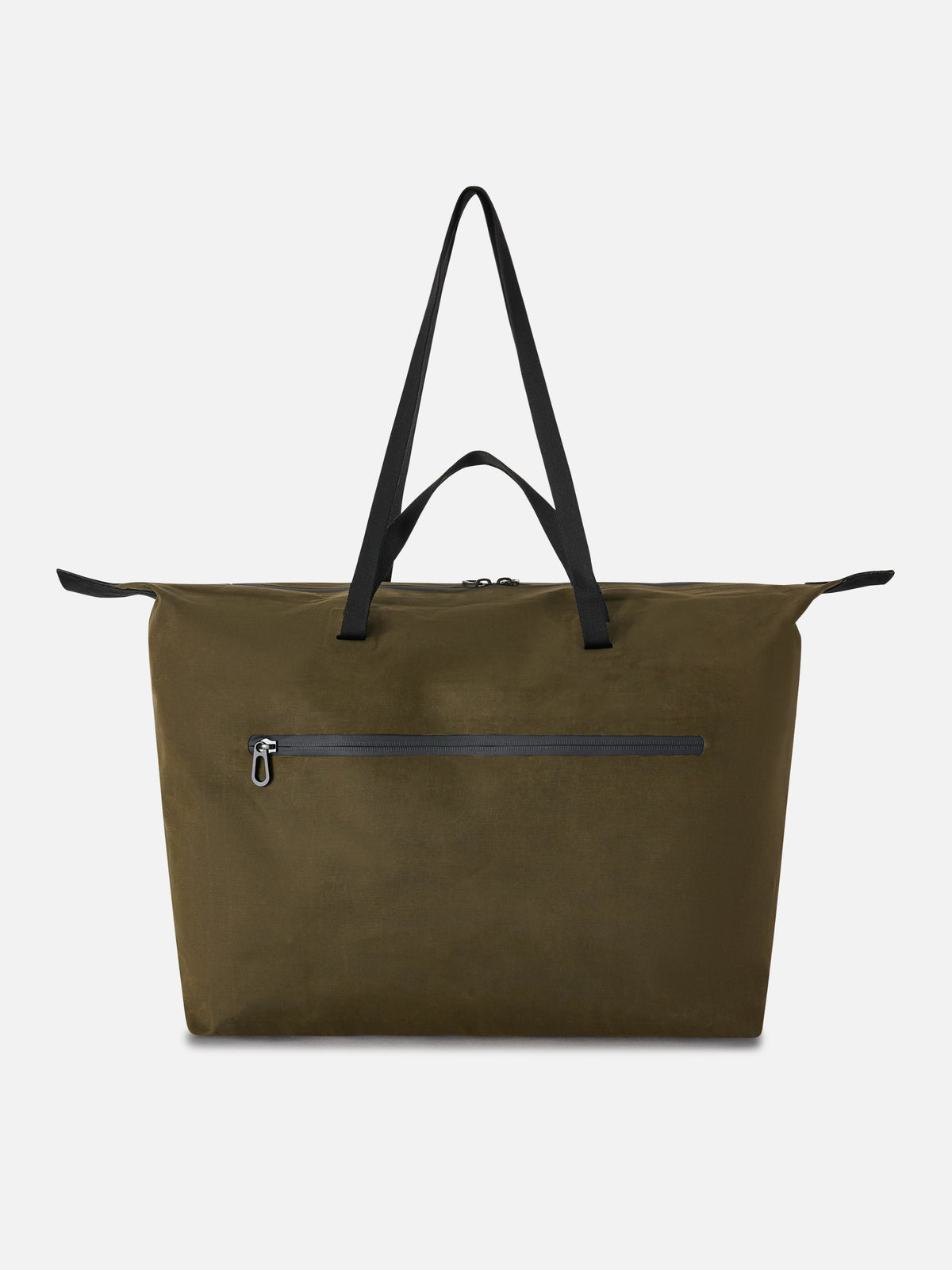 Sac Maxi sans coutures ciré vert militaire 