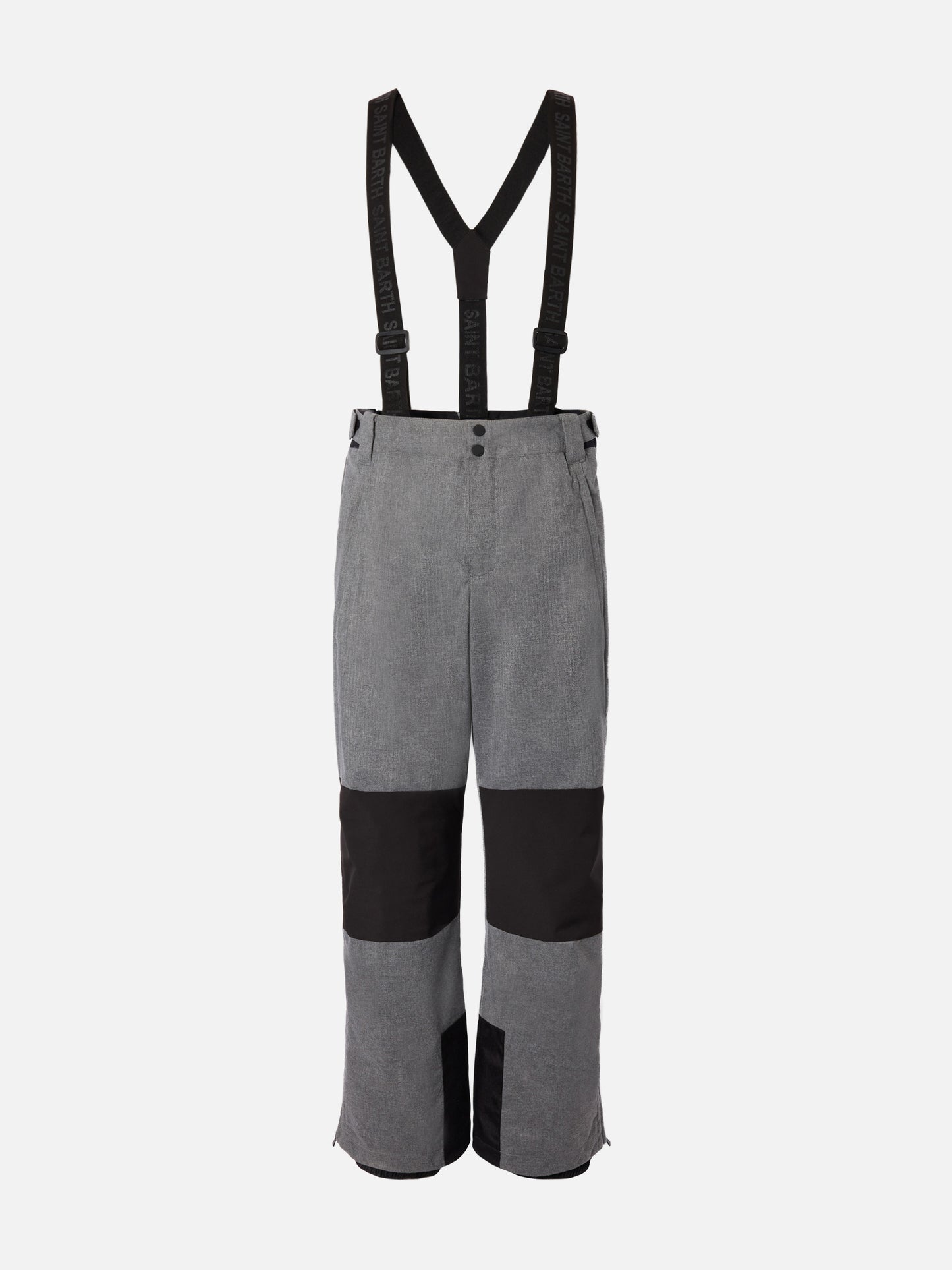 Pantaloni da sci Snowbird in grigio melange con tecnologia Recco®
