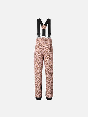 Pantaloni da sci Sarenne con stampa animalier
