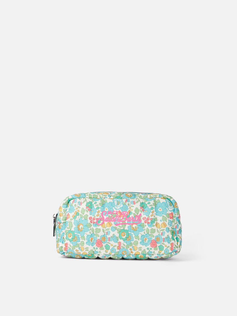 Betsy patch quilted Soft Pouch | MADE WITH LIBERTY FABRIC