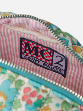 Betsy Patchwork-gestepptes Soft Pouch | HERGESTELLT MIT LIBERTY FABRIC 