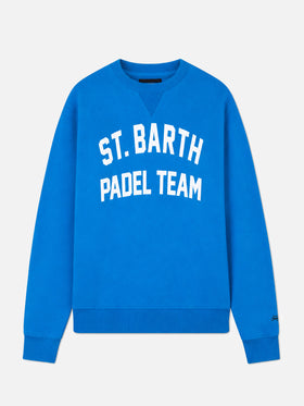 Felpa in cotone con stampa St. Barth Padel Team
