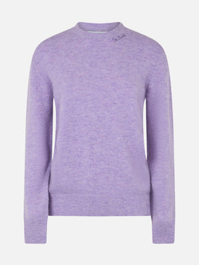Maglione da donna lilla Sorbonne