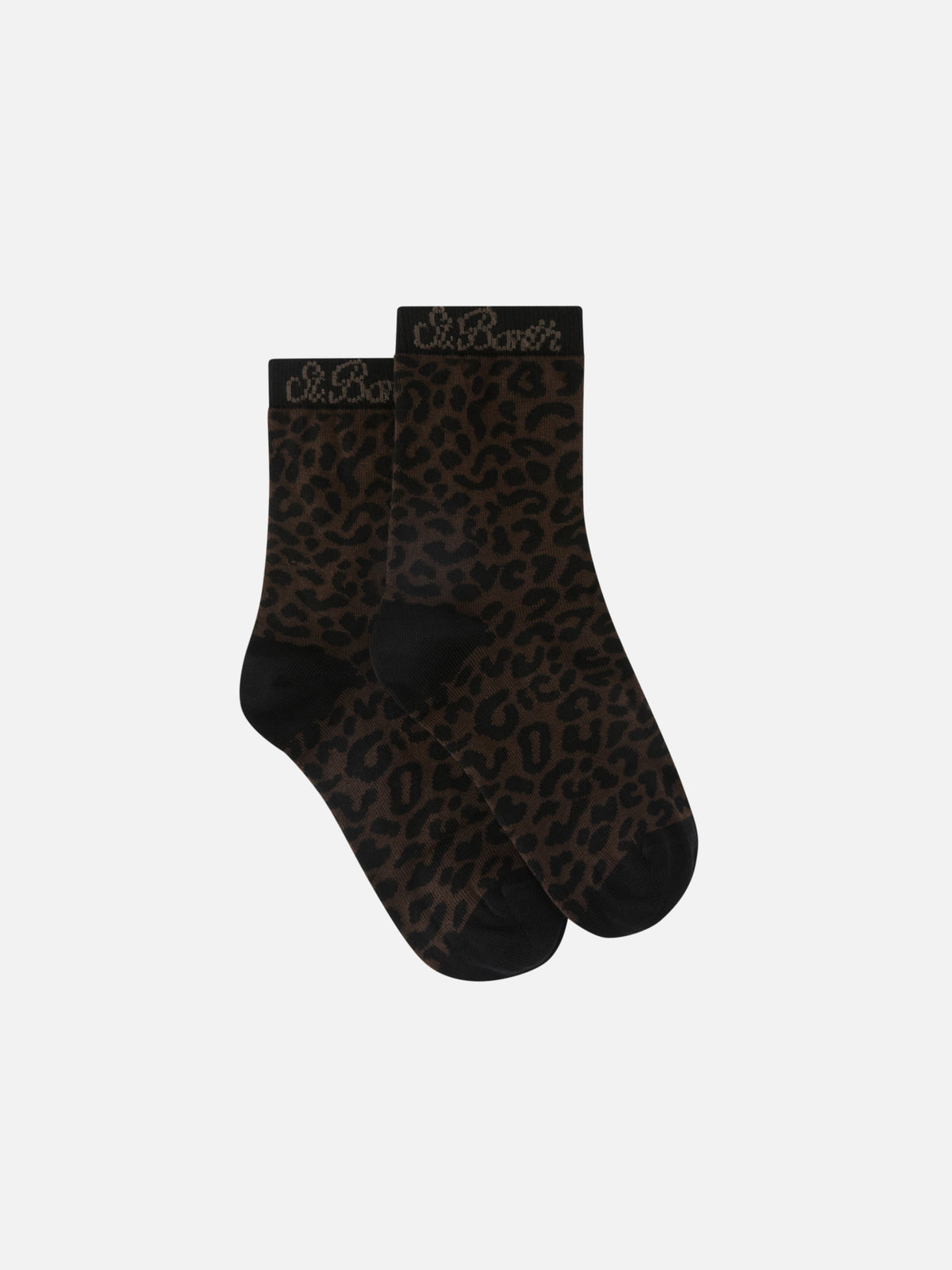 Chaussettes à imprimé léopard 