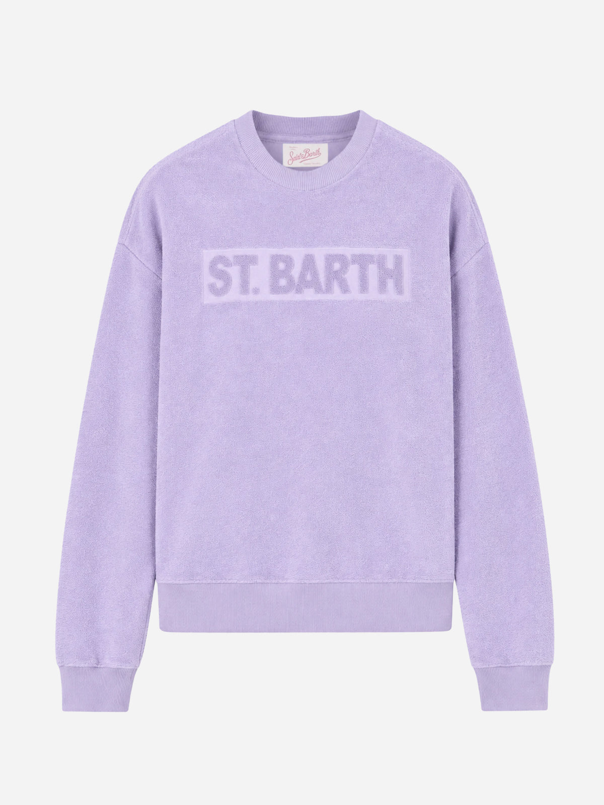 Lilac Sponge Stardust sweatshirt with embossed logo