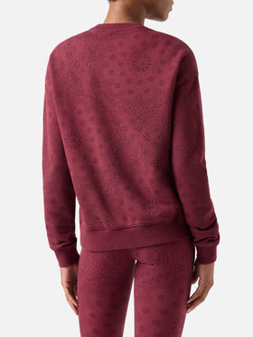 Felpa Stardust con stampa bandana