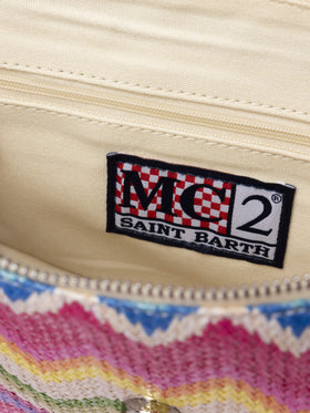 Strohpochette mit Fruchtanhängern