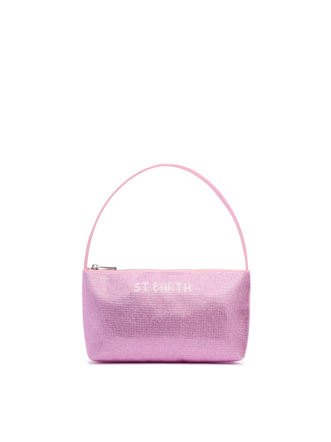 Mini bag Strassy with pink rhinestones - MC2 Saint Barth