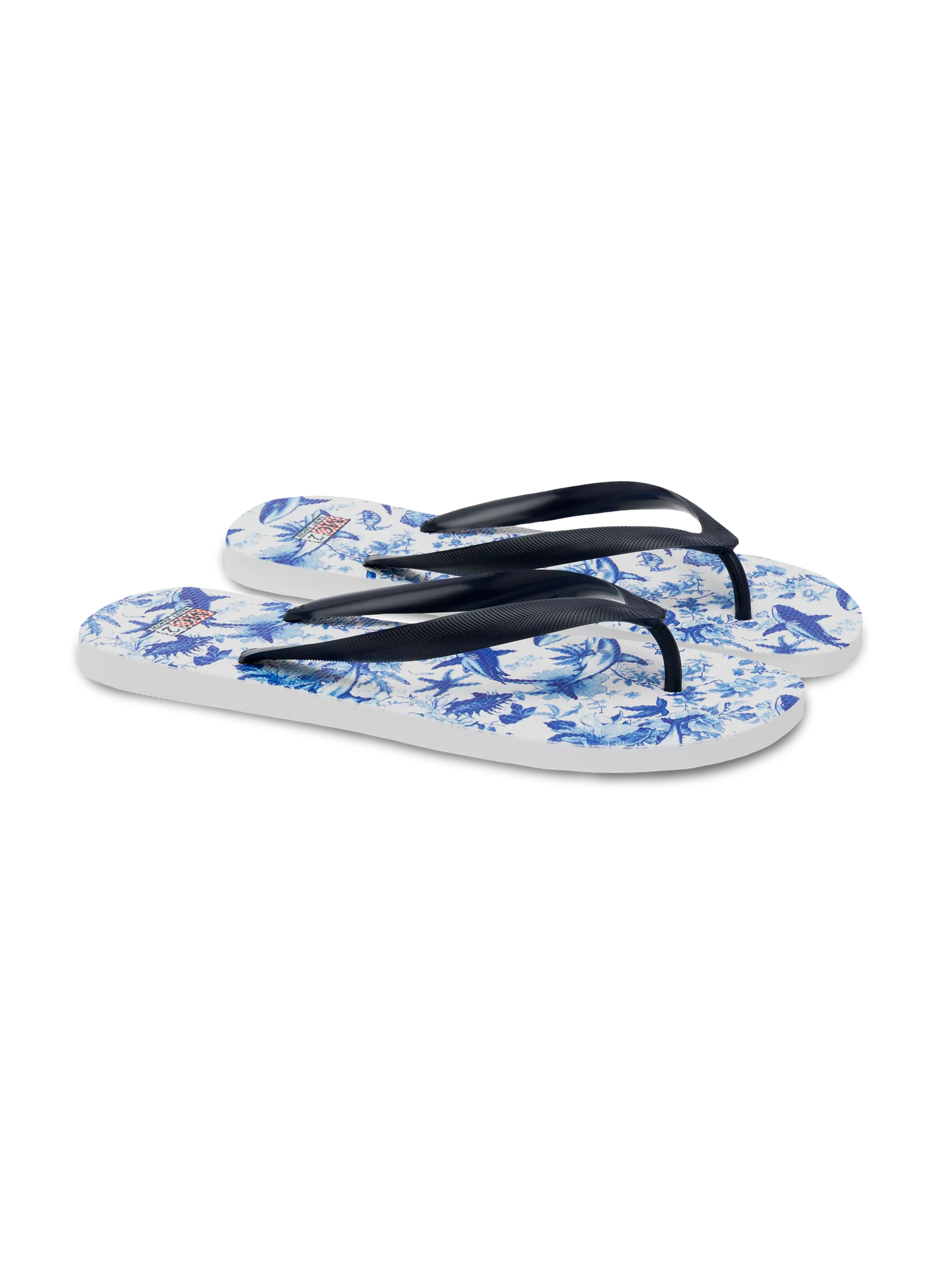 Flip Flops Tommy mit Hai-Print | AI BY RICKDICK SPECIAL EDITION