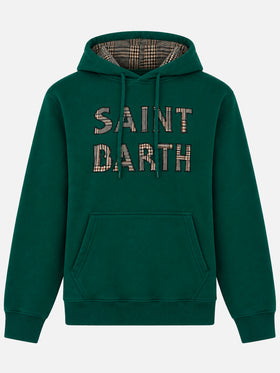 Sweat à capuche vert Tribeca avec patch 